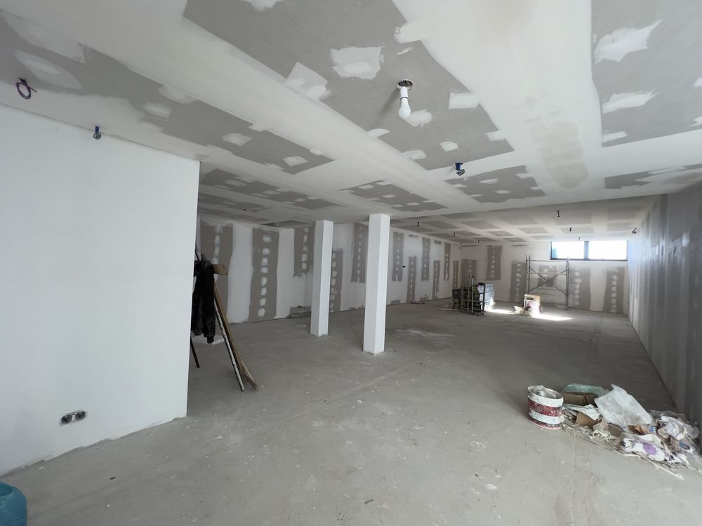 Tratamento de junta tectos falsos e emassamento  e pinturas
