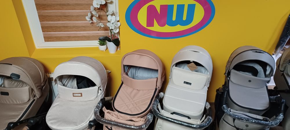Nowy wózek dziecięcy zestaw 2w1 na życzenie 3w1 lub 4w1 SKLEP NW