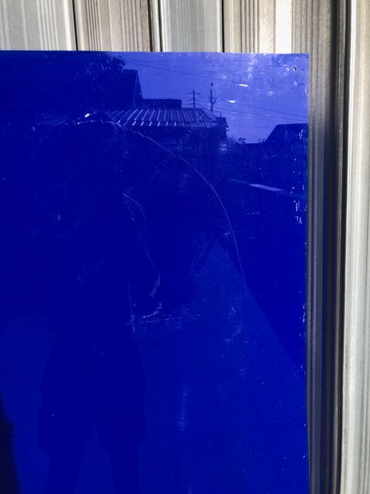 Placa de Acrílico opaco Azul 1,60 x 0,64 m.