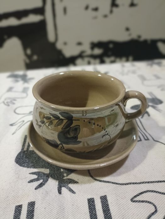 Чайный сервиз, винтажный, народный