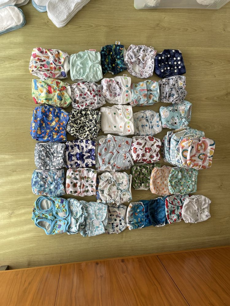 Vendo separadamente - Fraldas reutilizaveis e absorventes