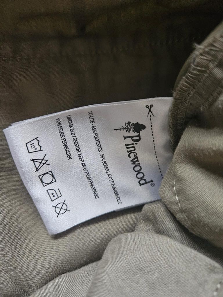 Pinewood szorty męskie outdoorowe trekkingowe myśliwskie bojówki XL L