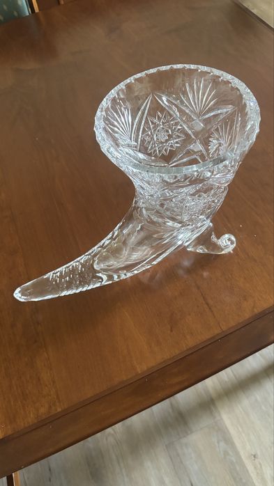 Wazon  krysztalowy Róg Obfitosci