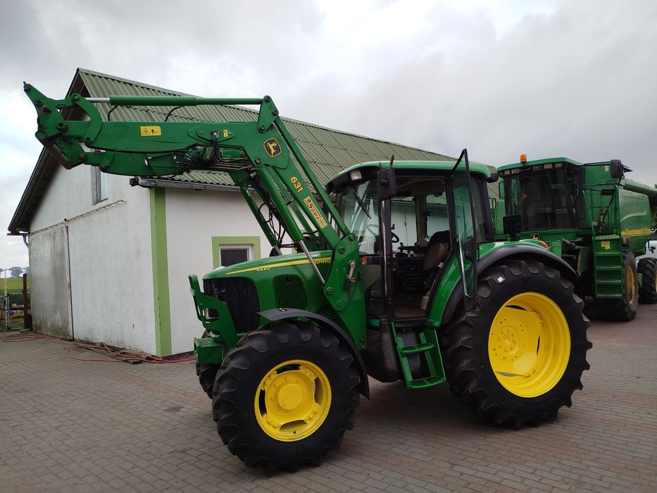 John Deere 6220 z oryginalnym turem John 631!