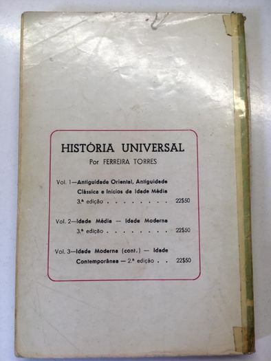 Livro - História Universal (Ferreira Torres)