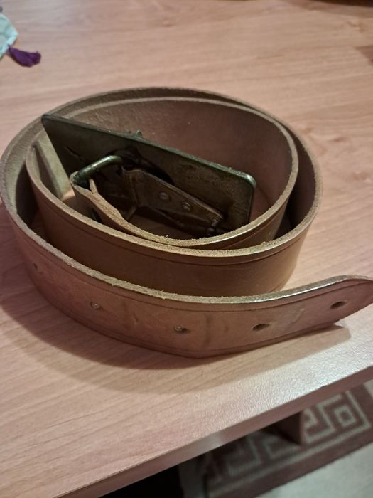 Pas damski skórzany