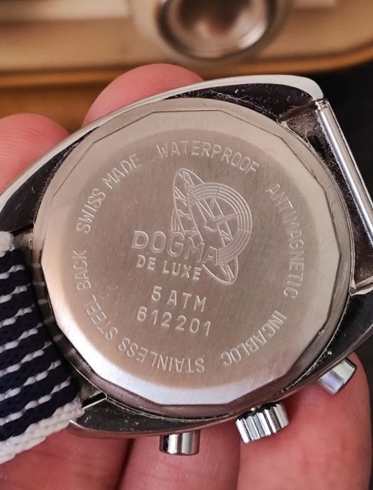 Relógio vintage Dogma Valjoux 7733