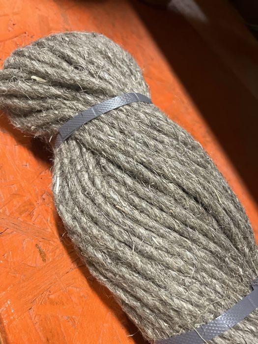 Льонопеньковий канат 8 мм-50 метрів