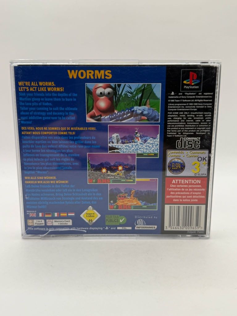 Worms 3xA Ps1 nr 9497