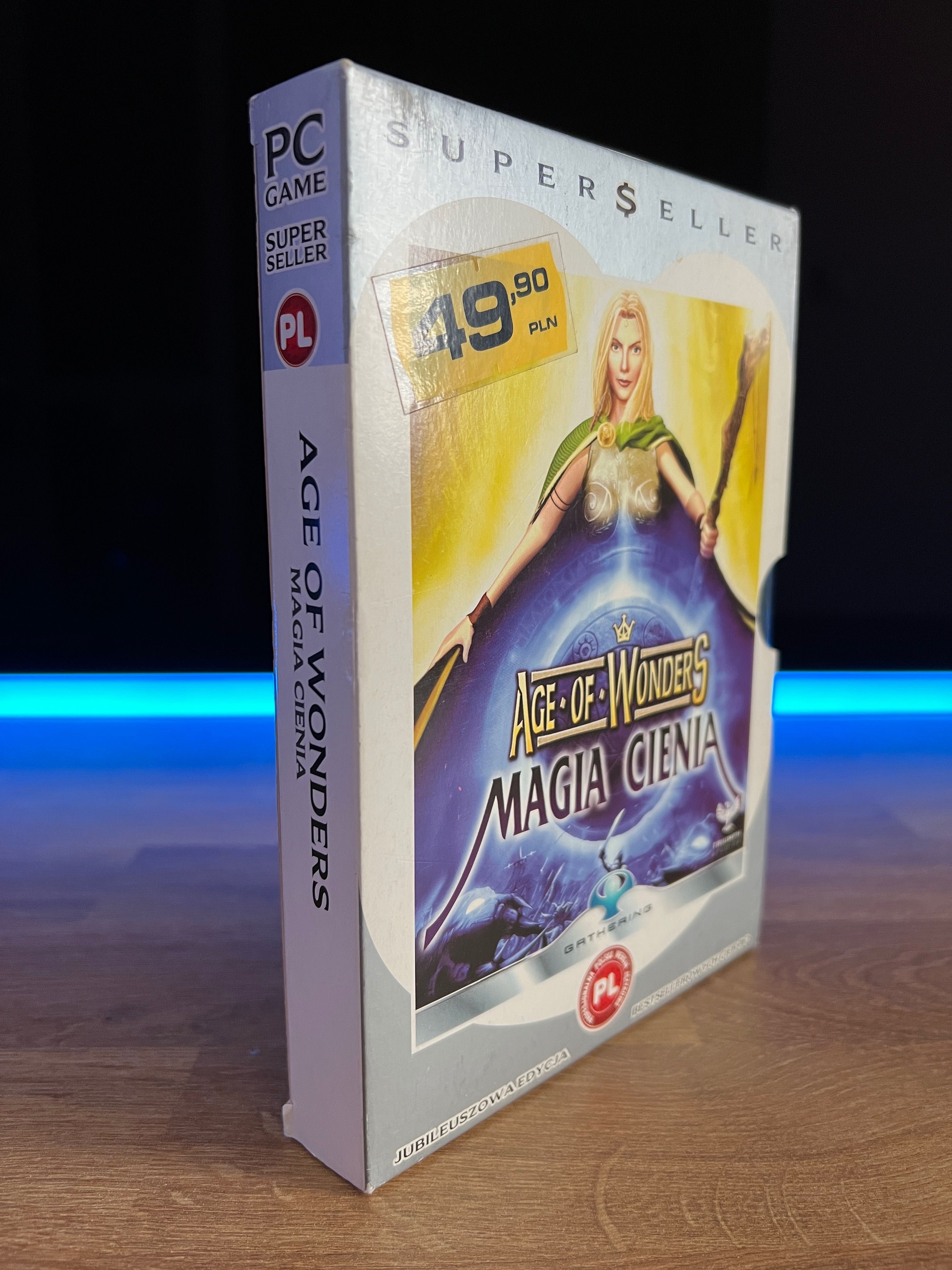Age of Wonders Magia Cienia (PC PL 2003) slipcase kompletne wydanie
