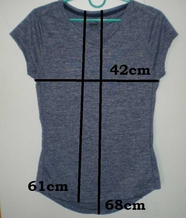 *_* T'shirt damski Puma kolor szary, rozm. 38 nowa