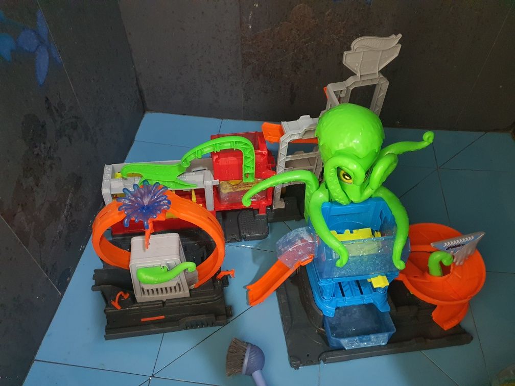 Pista Hotwheels polvo