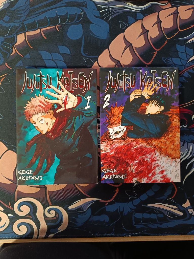 Manga Jujutsu kaisen 1,2 + gratisy