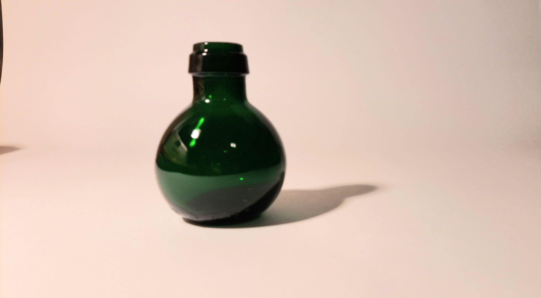 Zielona najmniejsza na świecie - butelka  do wina 0,125 l