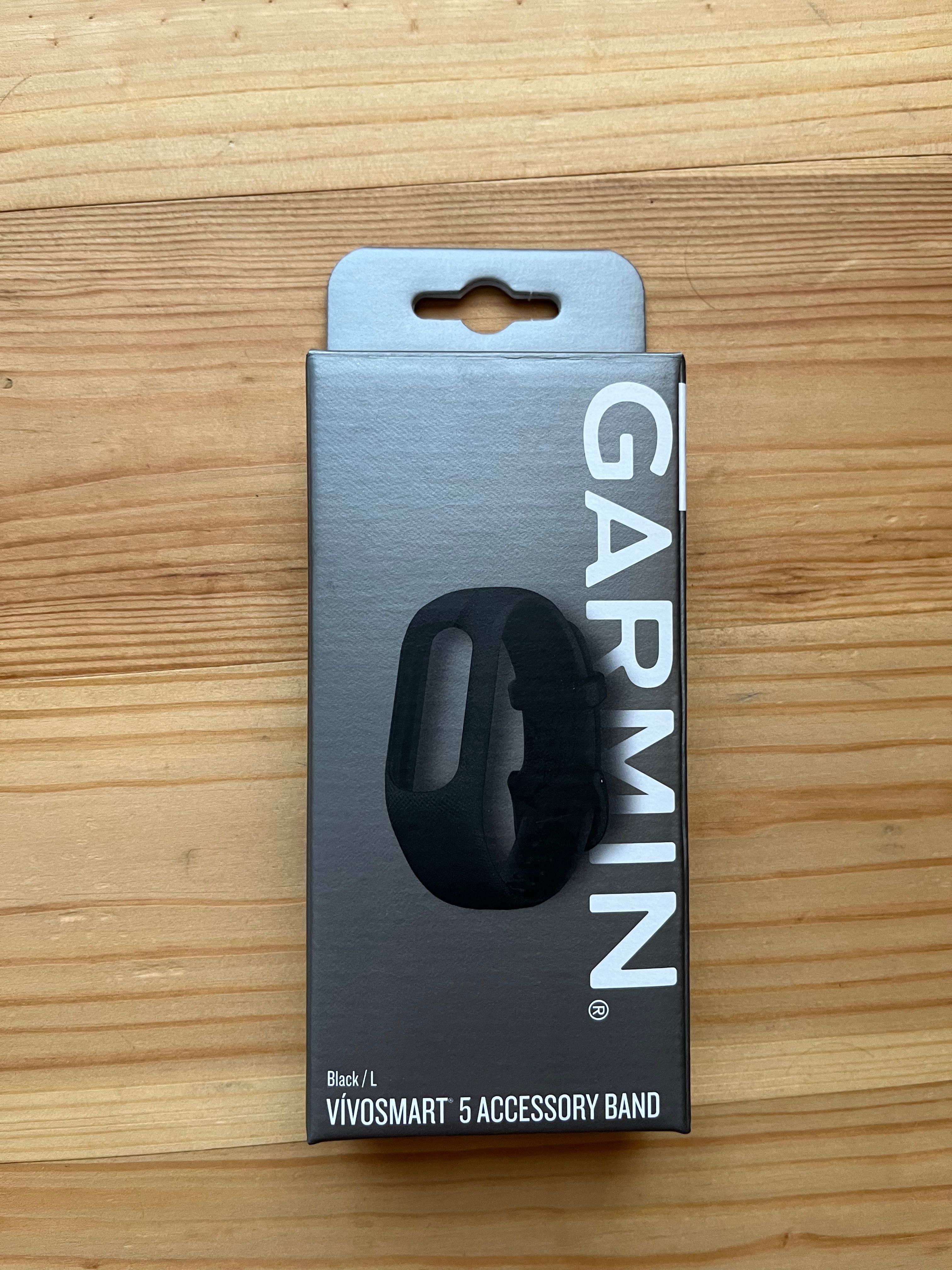 Ремінь для фітнес трекера Garmin vívosmart® 5 Bands Black (Large)
