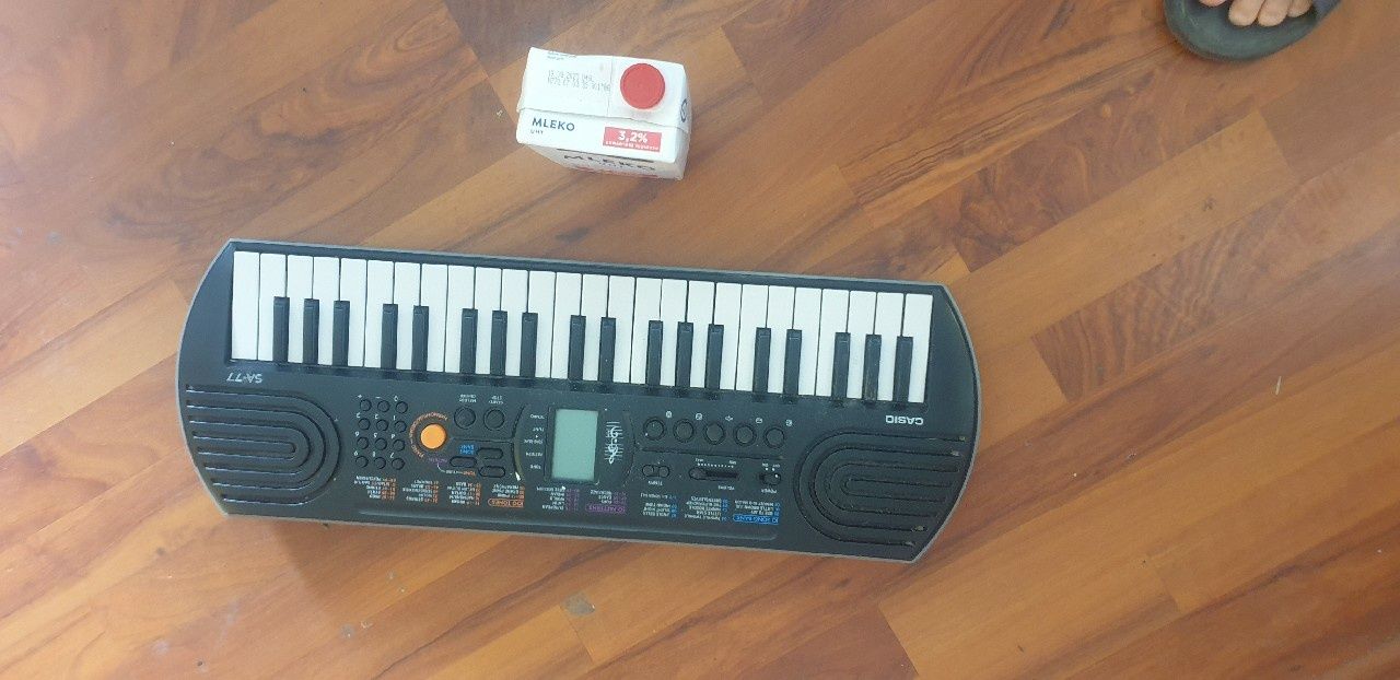-70%okazja  keyboard casio  SA77 organ piani syn klawi
