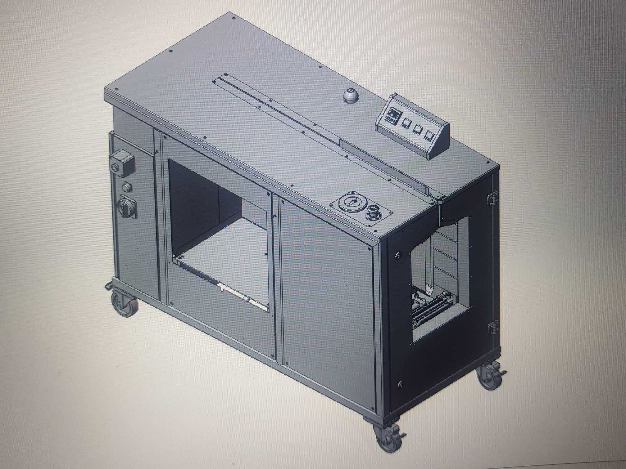 Desenhador de peças industrias, maquinas e quadros eletricos 2D e 3D