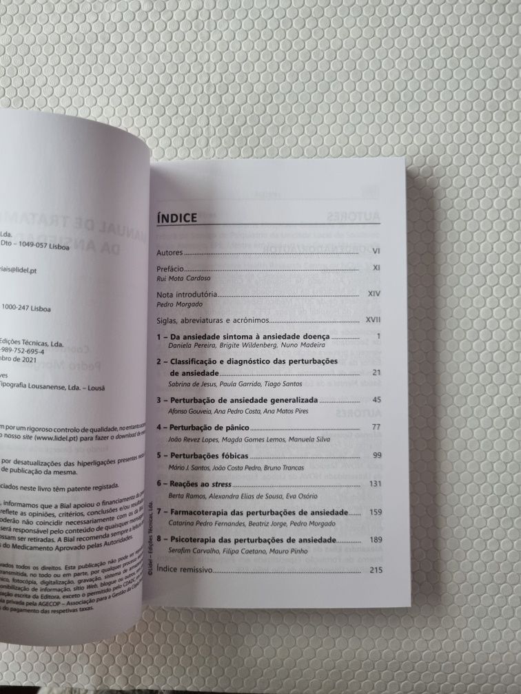 Livro Manual de Tratamento da Ansiedade