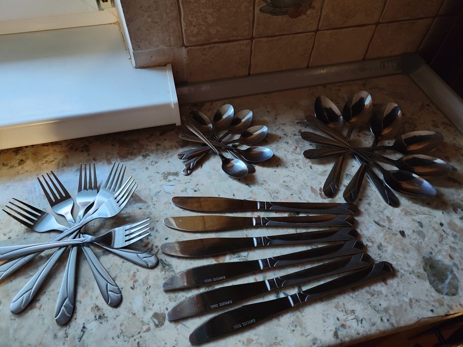 Обмін!!! Столові прибори б/у STAINLESS STEEL