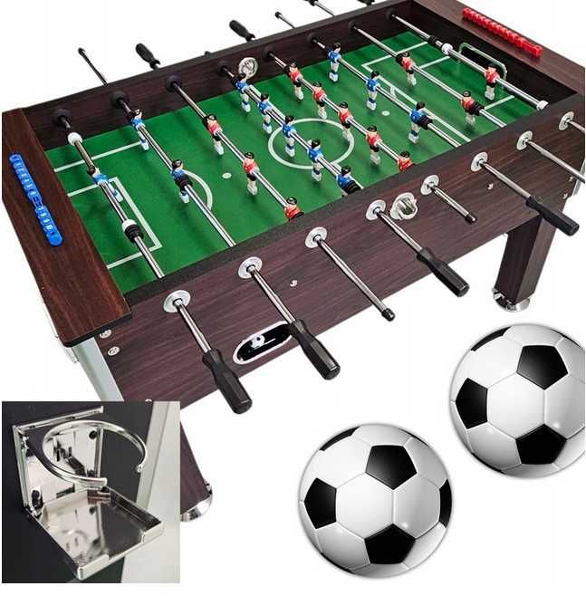 PIŁKARZYKI stołowe PIŁKA STÓŁ DO PIŁKARZYKÓW 22 zawodników  duże 60kg