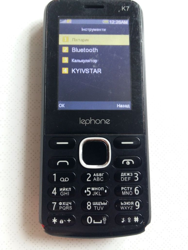 Мобільний телефон Lephone K7