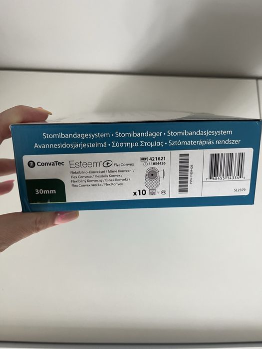 Worki stomijne beżowe