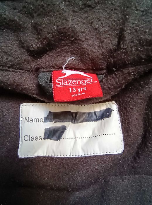 Świetna chłopięca ocieplana kurtka z odpinanym kapturem 158 164 ciepła