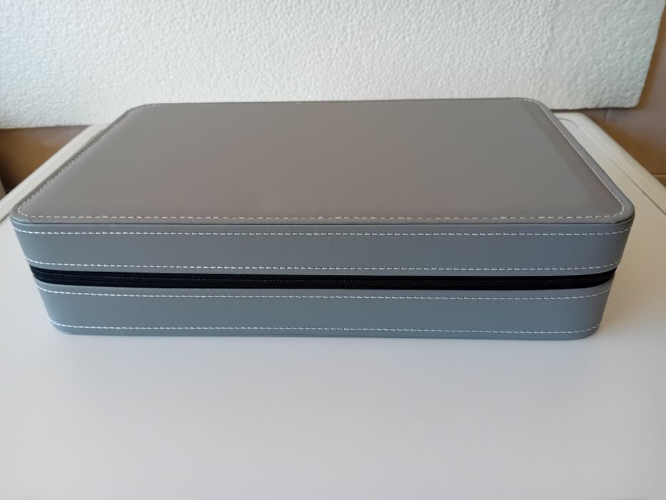 Caixa Estojo 12 Relógios Cauny Breitling Omega Iwc Seiko Citizen Oris