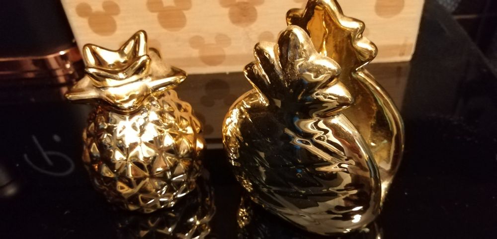 ZŁOTE pojemniki ceramiczne