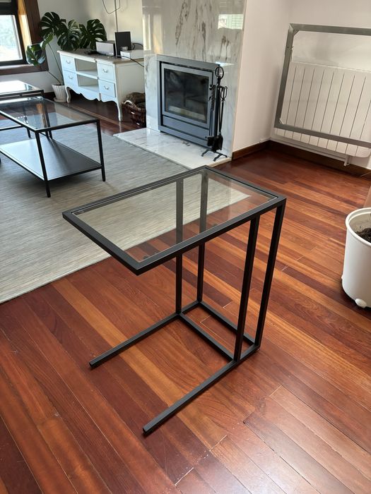 Conjunto mesas centro e apoio sala