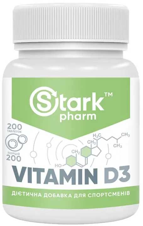 Увага! Вітаміни Stark Pharm Vitamin D3 2000IU (200таб) зі знижкою 30%!
