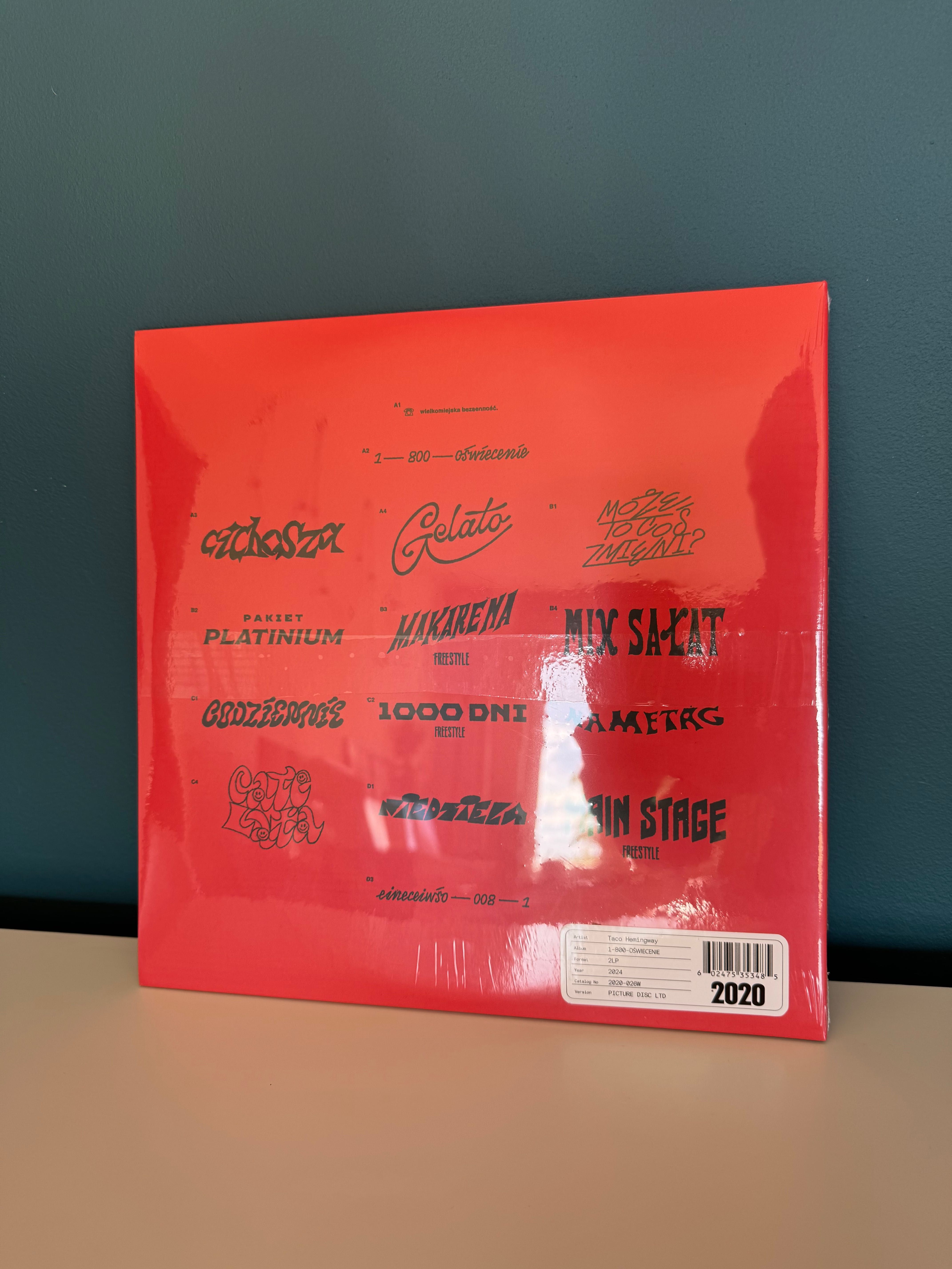 Winyl limitowany Taco Hemingway 1-800-Oświecenie 2LP Picture Disk LTD