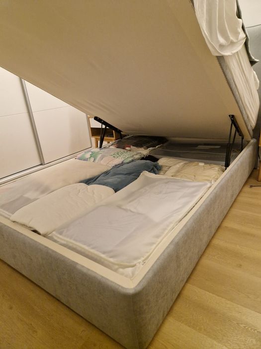 Sommier 140x200 Bicónica como novo com colchão