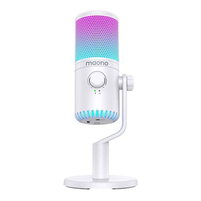 Mikrofon Gamingowy Maono Dm30Rgb (Biały)