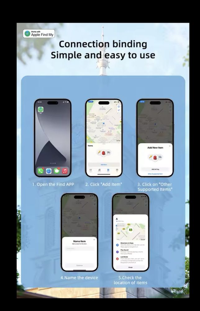 Carteira com rastreador para iphone
