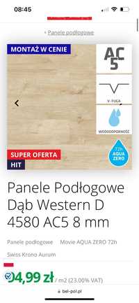 Panele podłogowe dąb western Swiss Krono