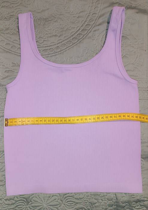 Майка H&M колір лавандовий