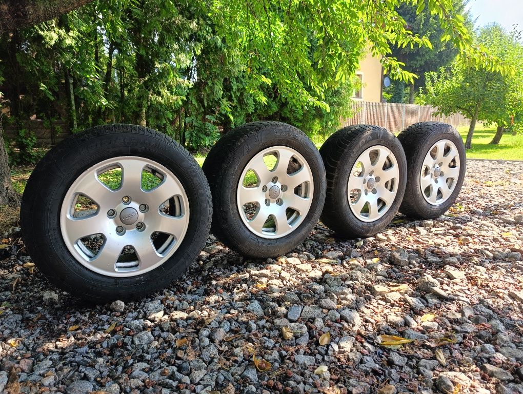 Alufelgi 5x112 15 cali opony 195/65r15 audi VW skoda seat