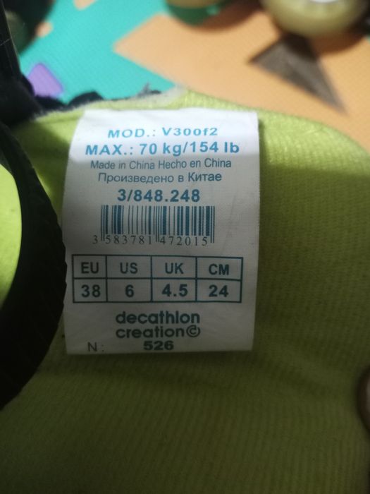 Patins em linha ótimo estado