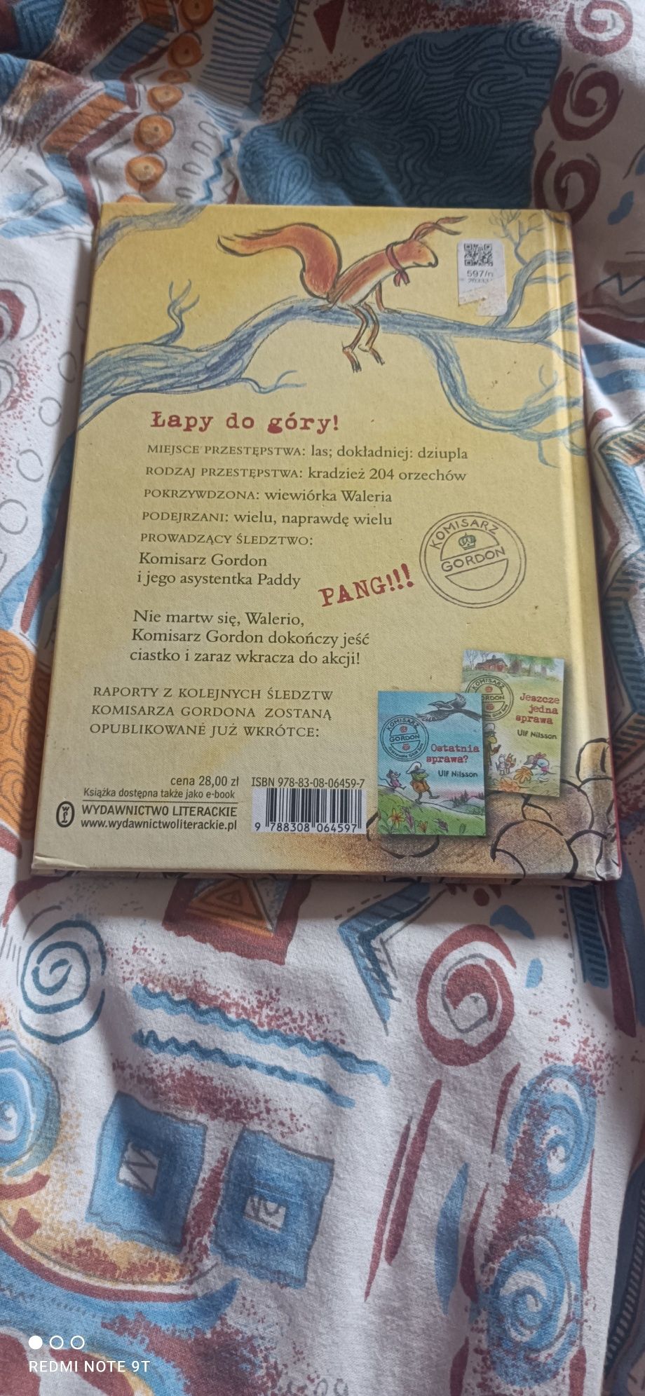 Książka komisarz Gordon pierwsza sprawa