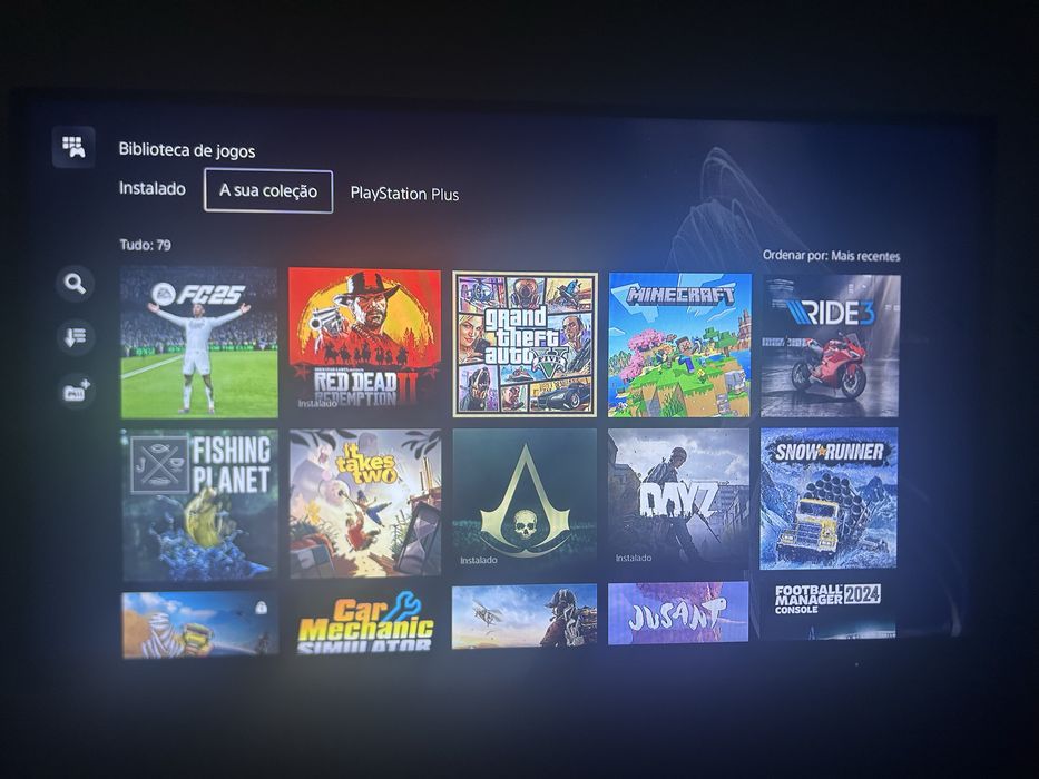 ps5 com comando e conta