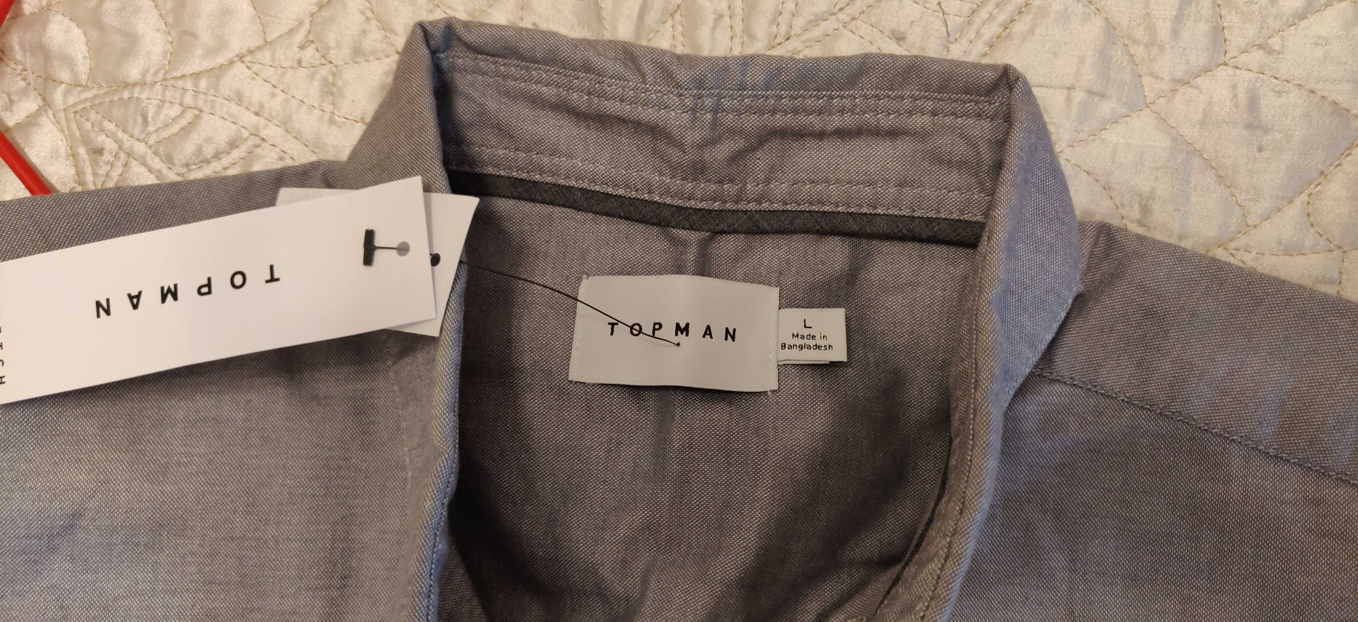 Koszula Męska, nowa, TOPMAN - rozmiar L