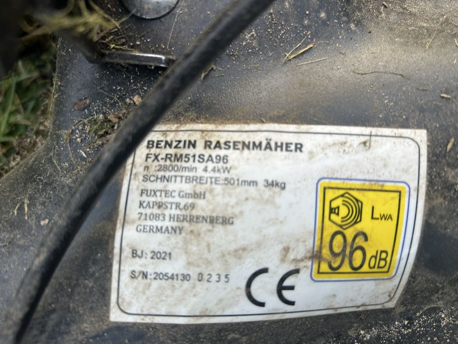 Kosiarka spalinowa FyxTec 196 cc 4.4kw