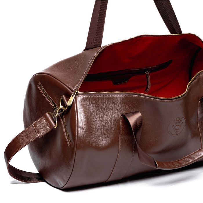 Дорожная кожаная сумка / Шкіряна дорожня сумка VS034