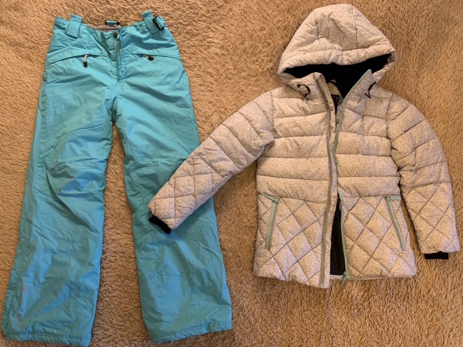 Лыжный зимний костюм р. 152