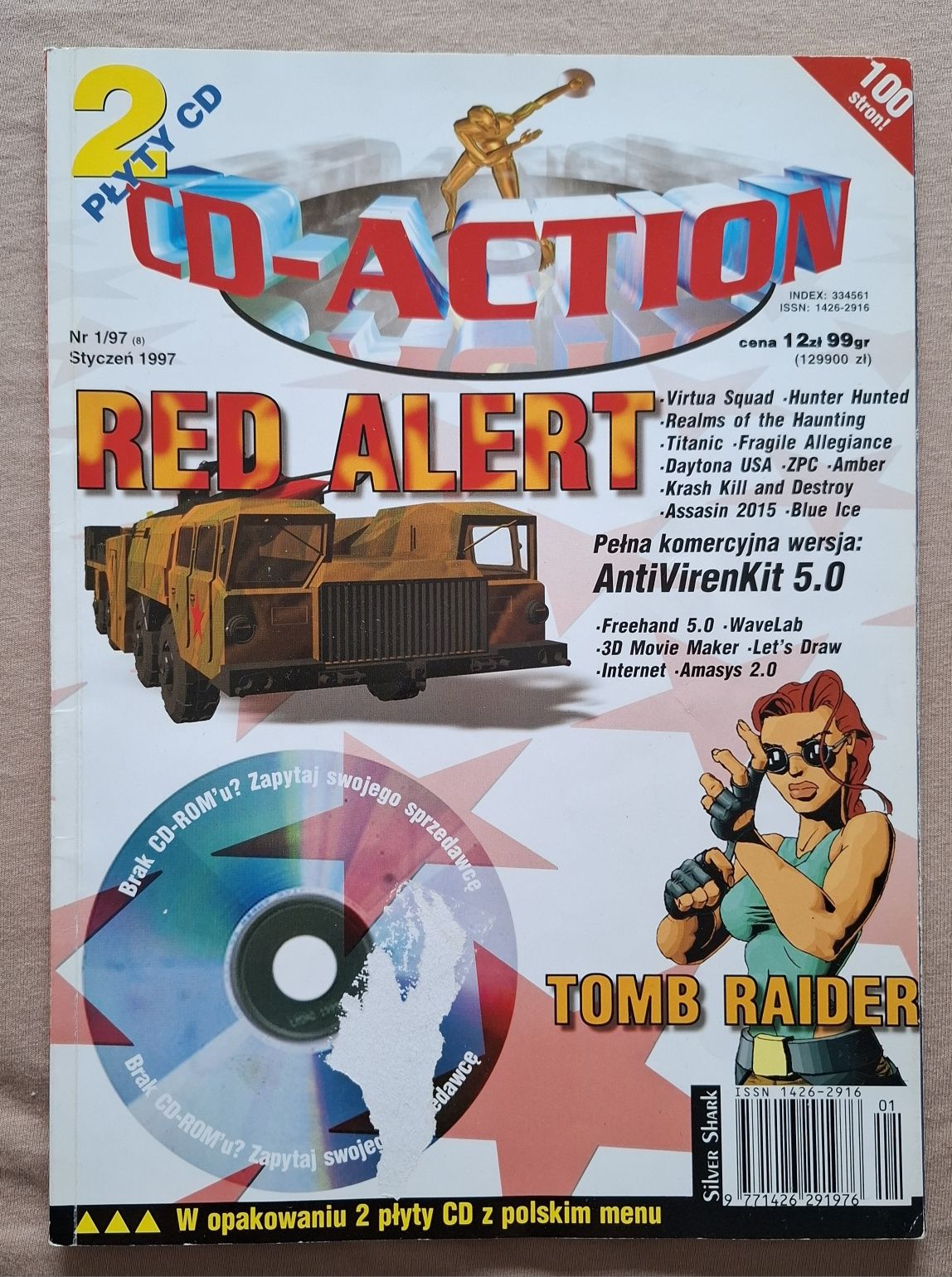 CD-Action CDA nr 8 rok 1997 1/97 Świetne wydanie