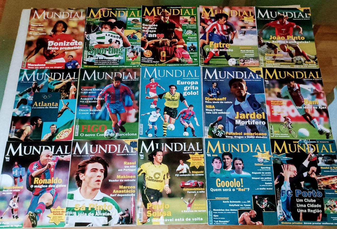 Antigas Revistas MUNDIAL Anos 96/97
