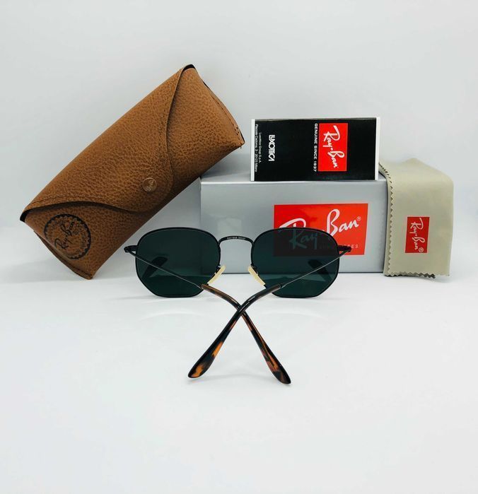 Солнцезащитные очки Ray Ban Hexagonal 3548N Black-Black 54мм