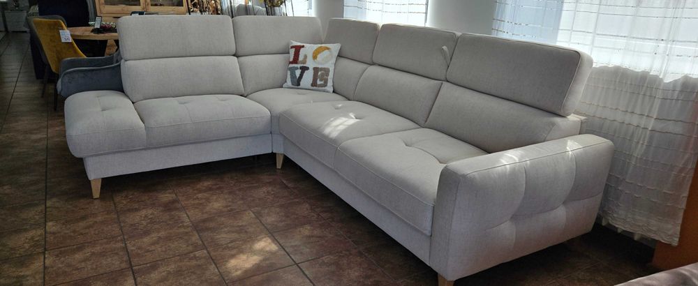 Komfortowy narożnik GOYA stelaż włoski Bydgoskie Meble 2,89x2,30