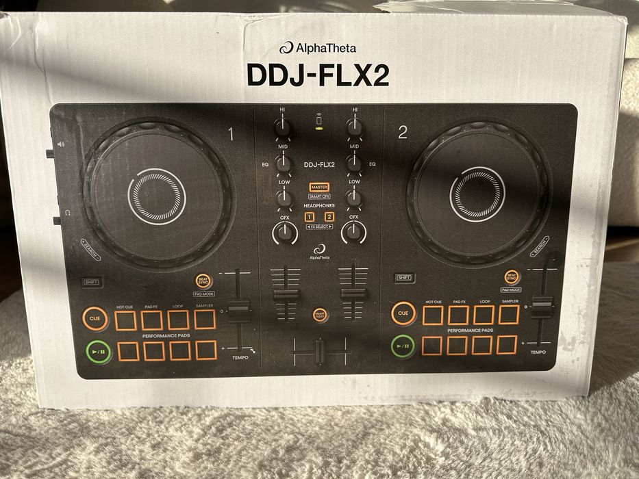 Kontroler DJ alpha theta DDJ-FLX2 czarny TOMI-TECH